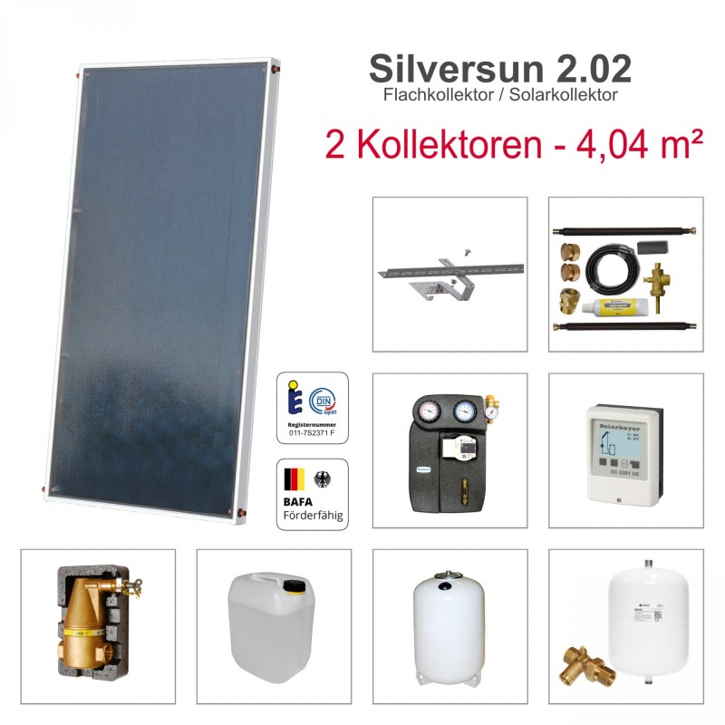 Pack 2 panneaux Silversun